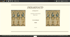 Desktop Screenshot of desarnaud-antiquaire.com