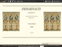 Tablet Screenshot of desarnaud-antiquaire.com